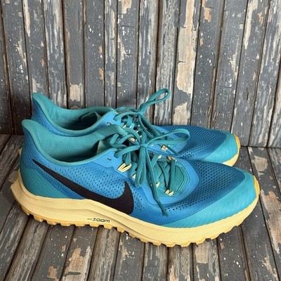 Nike Trail Air Zoom Pegasus 36 Women's Size  8.5 Blue Black Running Sneakers