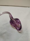 Hand Blown Glass Purple Flower Excellant Condition — photo 7