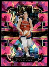 2024-25 Panini Select WNBA Pink Ice Prizms Stefanie Dolson Washington Mystics #9