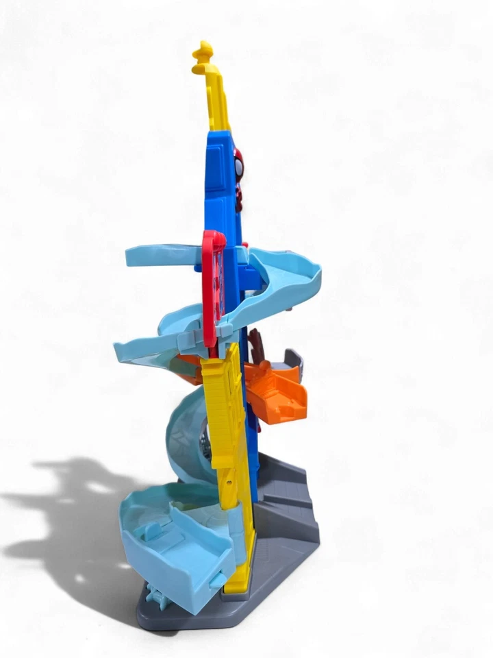 Marvel Spidey & His Amazing Friends City Track Set - Juego de 24 pulgadas con 9 coches Foto 4 de 4