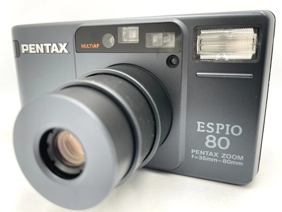 Pentax ESPIO 80 Zoom Fully Serviced [ Top Mint ] Point & Shoot Film Camera JAPAN - Image 3 of 4