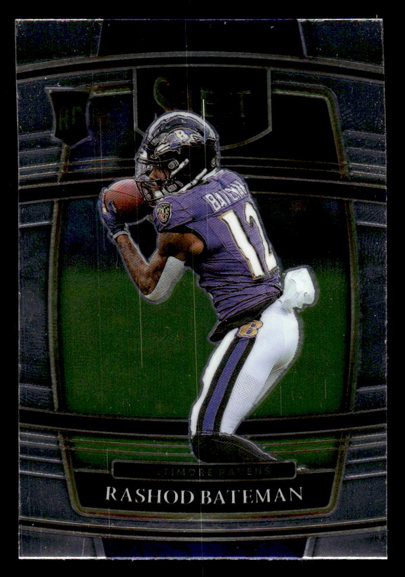 2021 Panini Select #55 Rashod Bateman Rookie Baltimore Ravens