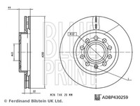 2X Blue Print Bremsscheibe Vorderachse InnenbelüFtet Ø280Mm FüR MG ZP2 ZS32