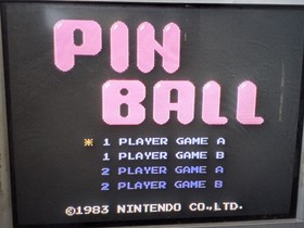 Pinball 1985 Nintendo NES with BitBox Clamshell Game Case and Manual Tested