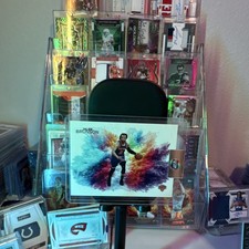 Jalen Brunson White Color Blast Insert New York Knicks Basketball Trading Card