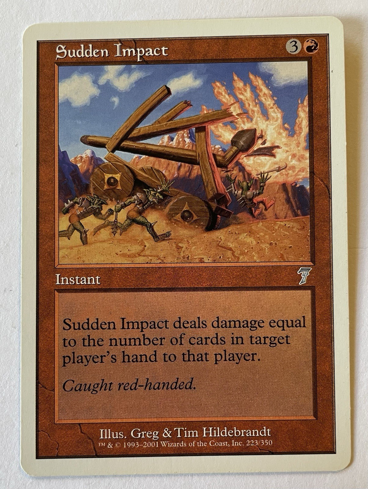 Magic the Gathering Sudden Impact #223 7th Edition MTG LP Uncommon