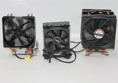 LOT OF 3 CPU AIR Coolers Corsair, Cryorig and Cooler Master
