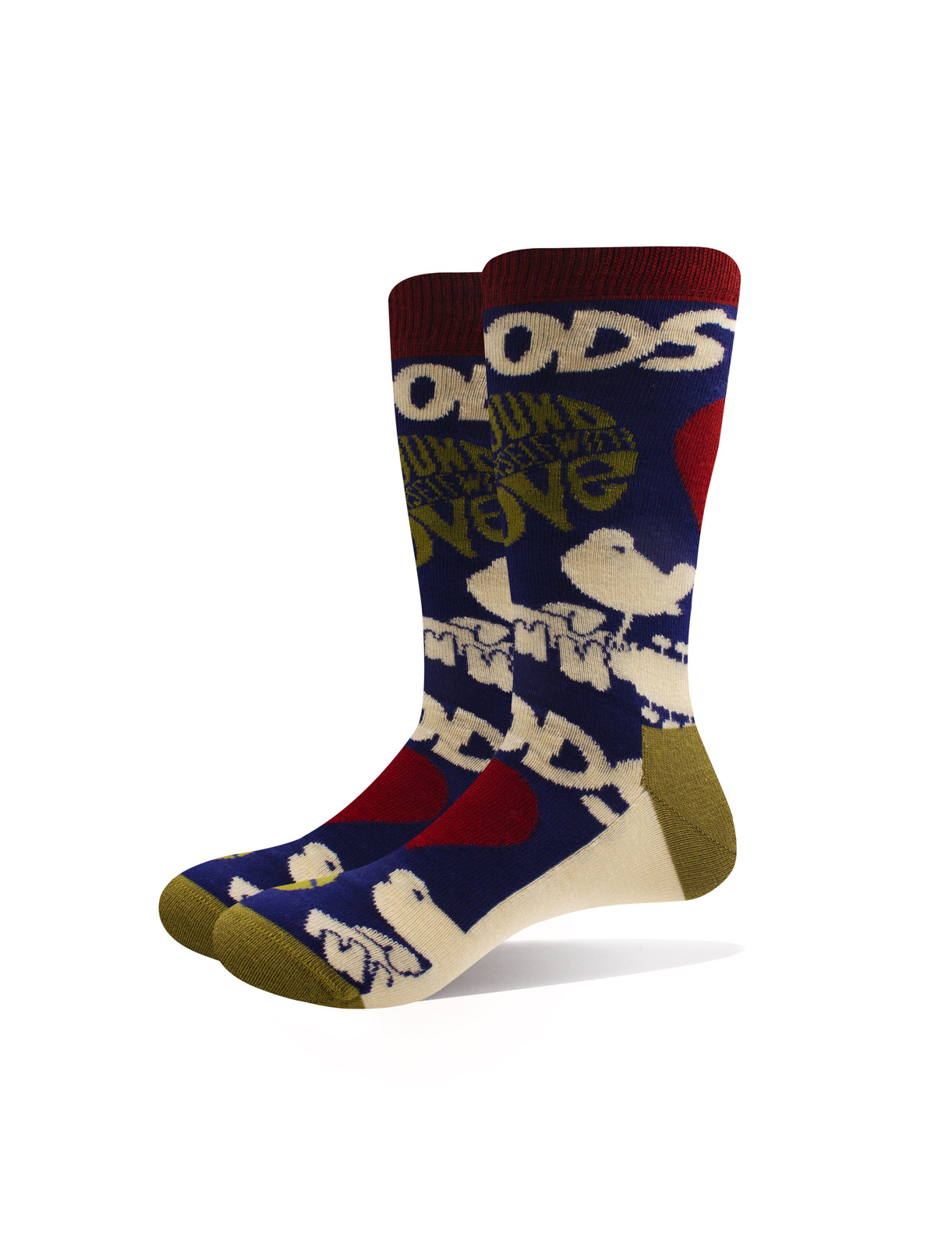 Woodstock Ankle Socks Navy Blue Unisex UK Size 7-11 Official Brand Design-image