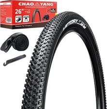 Chao YANG Mountain Bike Tire Replacement Kit, 26’’×1.95, Dual 26“x1.95 