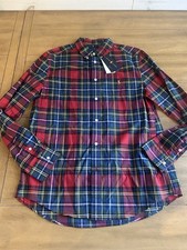 Ralph Lauren Boys XL 18 20 Plaid Button-Down Shirt Multicolor Preppy Classic NEW