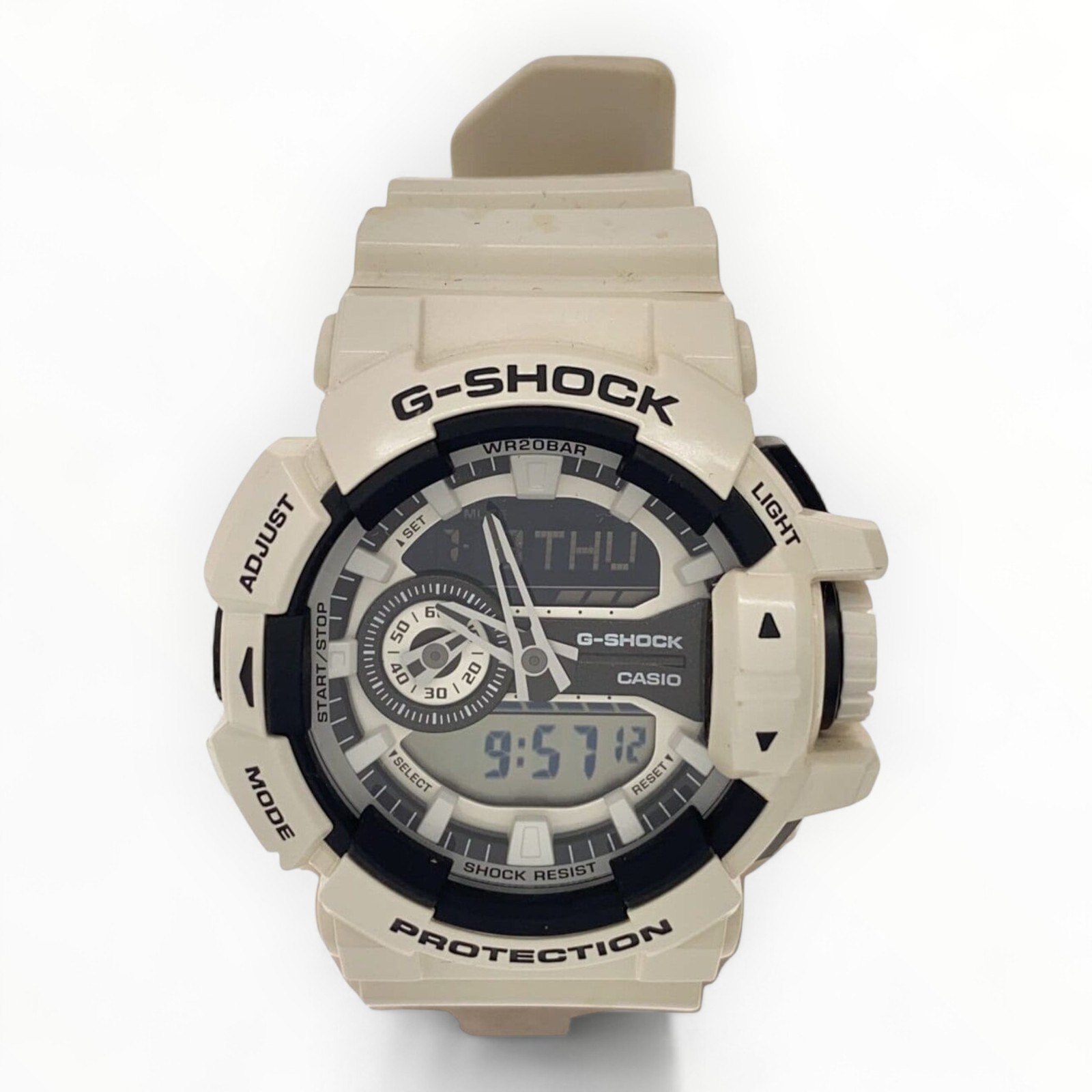 CASIO Ana-Digi Quartz White Mens Watch 2645 2.17