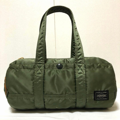 PORTER Tanker Mini Boston Duffle Bag Sage Green Nylon Small