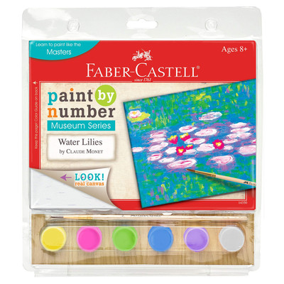 Paint by Numbers Water Lilies Kit Claude Monet Art Craft for Beginners Relaxa...