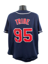 Sandy Alomar Jr. Signed Autographed Indians Custom Jersey PROVA COA