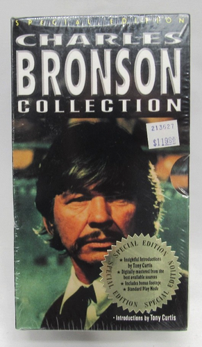 Lot of 8 VHS Tapes Movies Mixed Genre Factory Sealed New Charles Bronson - Afbeelding 5 van 9