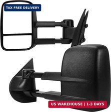 Tow Mirror Compatible with 2007-2013 Chevy Silverado GMC Sierra