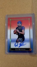 2025 Leaf Metal #2/3 Red White Blue Tait Reynolds  Auto Clemson QB Commit
