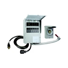 Reliance 306LRK 30Amp BackUp Power Manual Transfer Switch Kit PreWired 6-Circuit