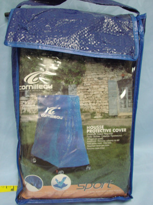 Cornilleau Sport PVC Foldable Table Tennis Protective Blue Tarp Cover