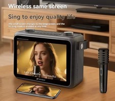 New 10.1-inch Screen Bluetooth Speaker Video Player Karaoke Touchscreen FM/TF