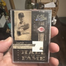 Donruss Leather & Lumber 2004 Hall of Fame Tom Seaver HF-10 Materials /200 Reds