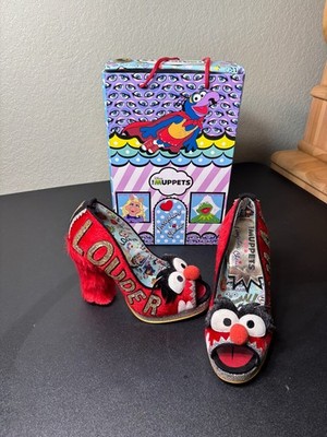 Muppets Animal Fuzzy Red High Heel Shoe by Irregular Choice. Louder! Disney.