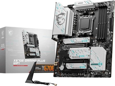 MSI X670E Gaming Plus WiFi Mainboard, ATX - Unterstützt AMD Ryzen 7000 Prozessor