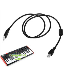 6ft USB 2.0 Cable for Akai Professional MPK Mini Plus 37-Key Keyboard Controller