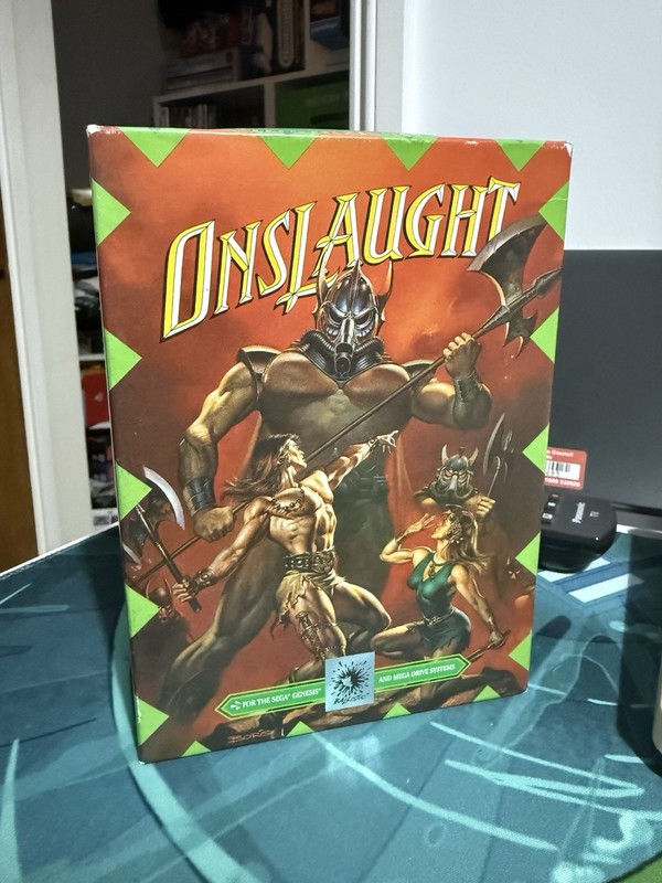 Onslaught for Sega Genesis/Megadrive Boxed