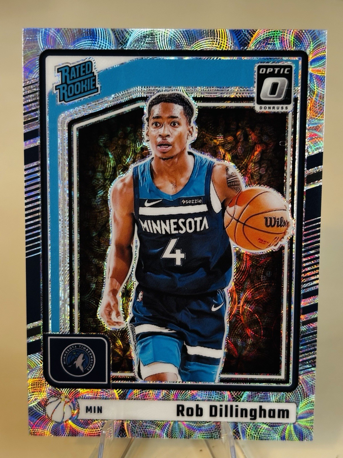 2024-25 Donruss Optic - Rated Rookie Rob Dillingham #259 Premium Box Set /249 RC