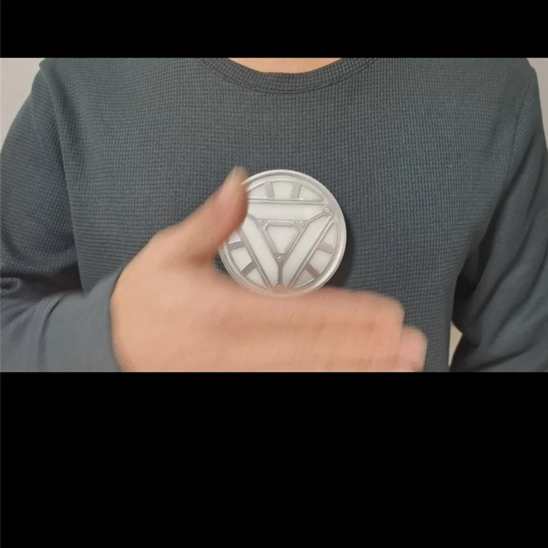Wearable MK6 Iron Man Armor Arc Reactor Mark 6 Touch LED Tony Stark Chest Light - Image 2 of 4