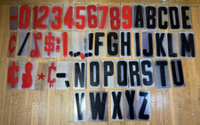 690 Vintage Plastic Marquee Changeable Outdoor Sign 8" Letters  Numbers 9"Board