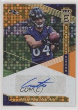 2019 Panini Donruss Elite Rookie Orange 16/25 Antoine Wesley #RA-AW Auto 4l3