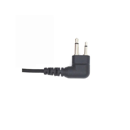 G-shape M Plug Walkie Talkie Headset Earpiece w/Mic PTT For Motorola Radio New - Afbeelding 2 van 9
