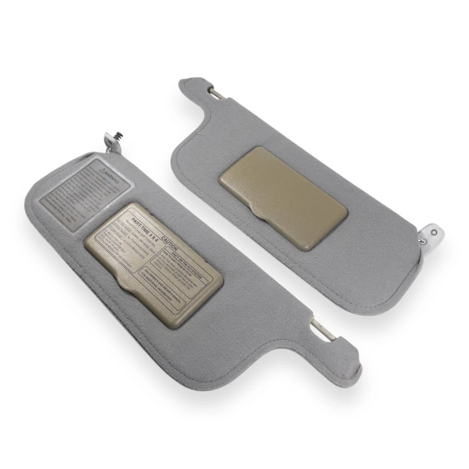 Par de parasol gris para conductor y pasajero Honda Passport Isuzu Rodeo 1991-1997 Foto 2 de 4