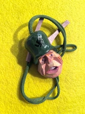 Vintage Bill Burch Hand-Carved Neckerchief Slide / Early Bolo Tie — WWII German