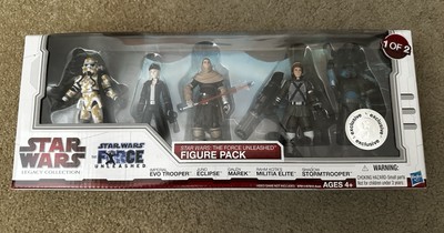 Star Wars, The Force Unleashed Figur Set 1 Toys ''R'' Us Exclusive Neu in Box