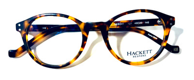 HACKETT BESPOKE HEB240 127 UNISEX ROUND FULL RIM AUTHENTIC EYEGLASSES 49-20-145