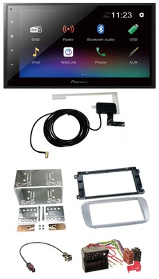 Pioneer DAB MP3 Bluetooth 2DIN USB Autoradio für Ford Mondeo 2007-2014 S-Max Pro