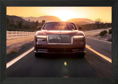 Rolls Royce Spectre Gerahmtes Wandbild Poster Leinwanddruck Bild