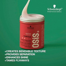 Osis+ Thrill Elastic Fiber Gum 100ml - Flexible Hair Styling Product for Hold