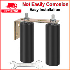6" Gate Roller Guide with L-Bracket, Adjustable Heavy Duty Sliding Gate Rollers
