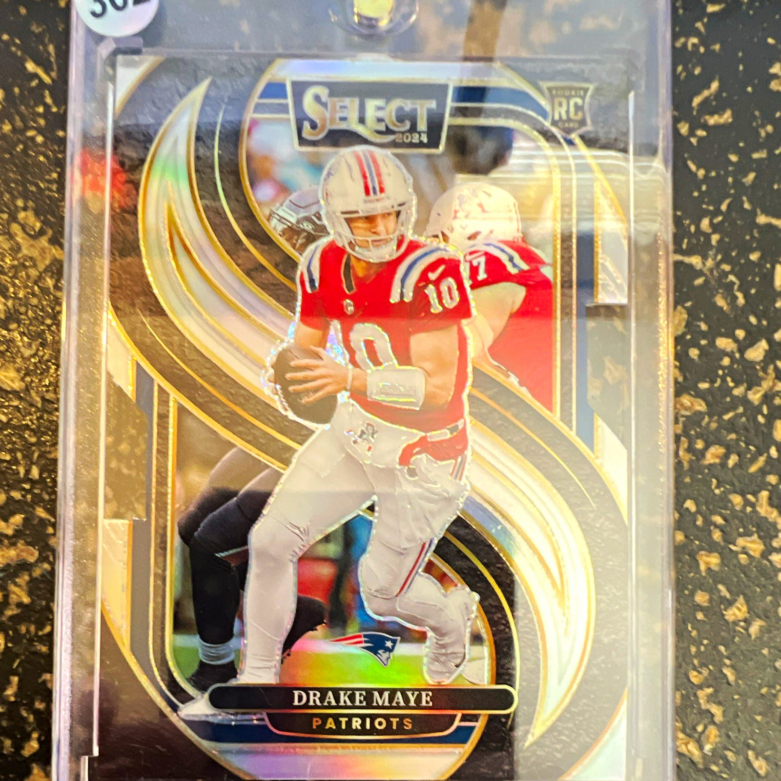 Panini 2024 Select Premier Level Drake Maye Rookie Silver Prizm Die-Cut #113