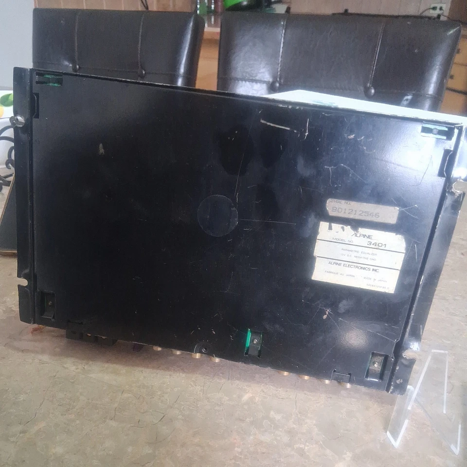 Ecualizador Paramétrico Vintage Old School Alpine 7 Bandas 3401 Totalmente Probado/Funcionando Foto 4 de 4