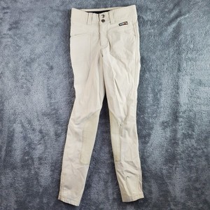 Kerrits Pants Girls M Beige Horse Riding Breeches Equestrian Tights
