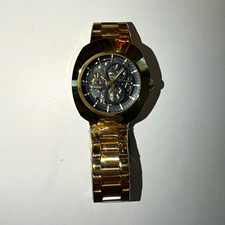 RADO Automatic Skeleton Dial 40mm Gold Tone Stainless Steel Bracelet 30m