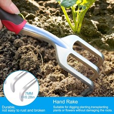 Garden Tool Set 3 Pieces Aluminum Heavy Duty Gardening Kit Including Hand Shovel - Image 5