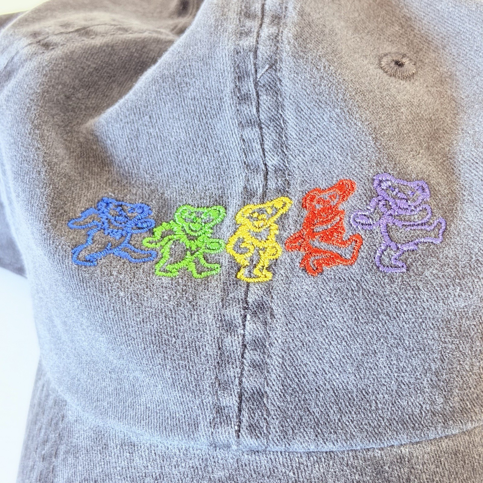 Grateful Dead Dancing Marching Bears Hat Cap Gray… - image 10