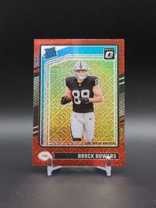 2024 Donruss Optic Red Mojo Prizm Brock Bowers Rookie Las Vegas Raiders #215