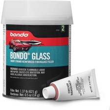 Bondo Glass Reinforced Filler: 1 pint with 0.5 oz. hardener White 